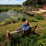 pond and stables